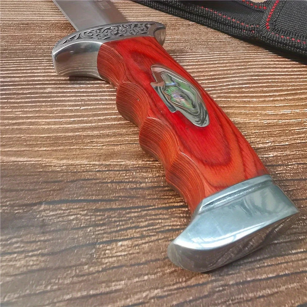 10.4 Inch (265mm) 9CR18MOV Stainless Steel Fixed Blade Knife