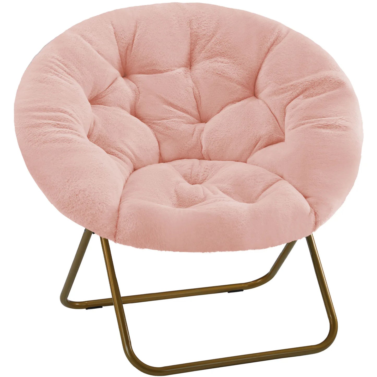 JHK Cozy Saucer Chairs Faux Fur For Living Room