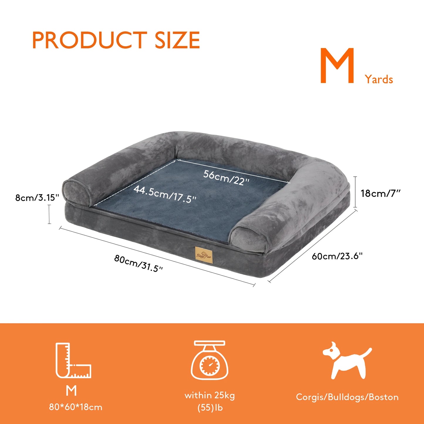Dog Bed Extra Large Orthopedic Pet Mattress Couch