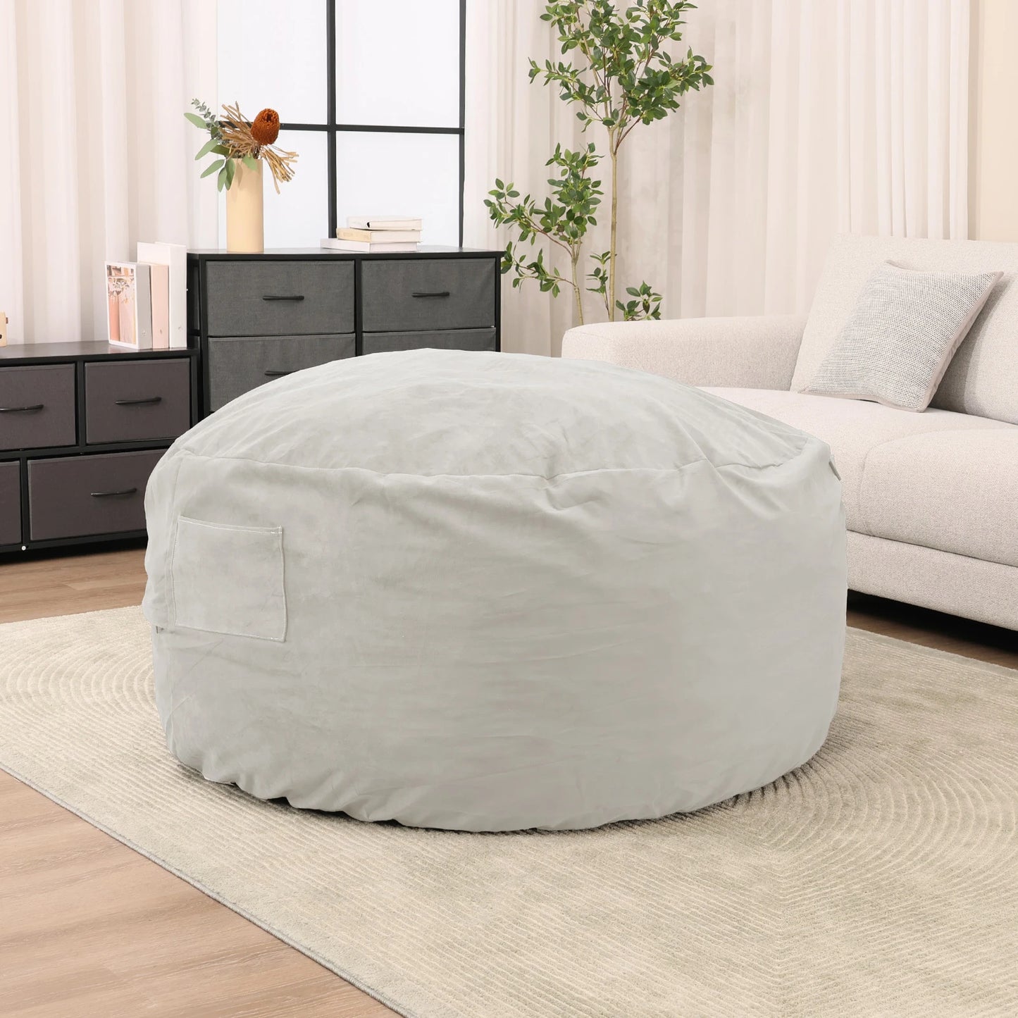 JHK Oversized 3/4FT Bean Bag Chair