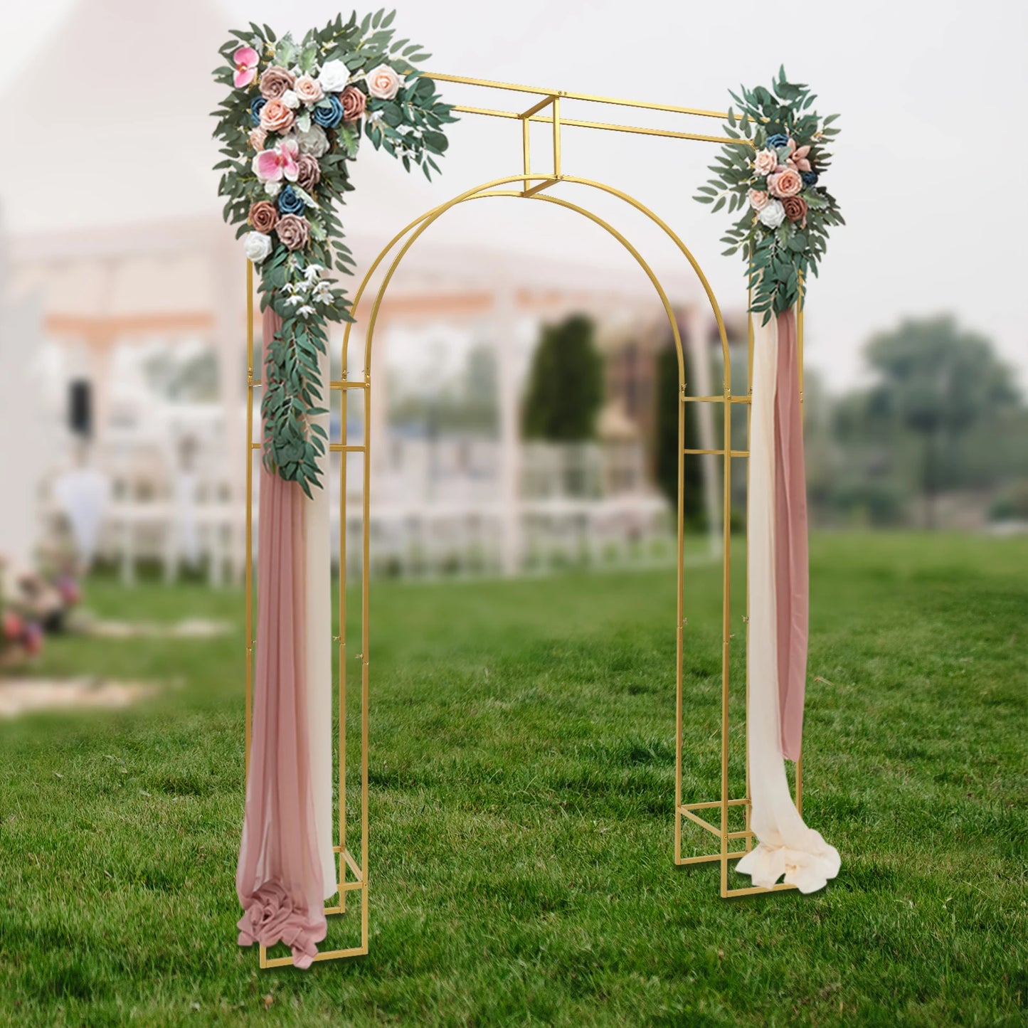 Wedding Arch Stand with Square Base –
