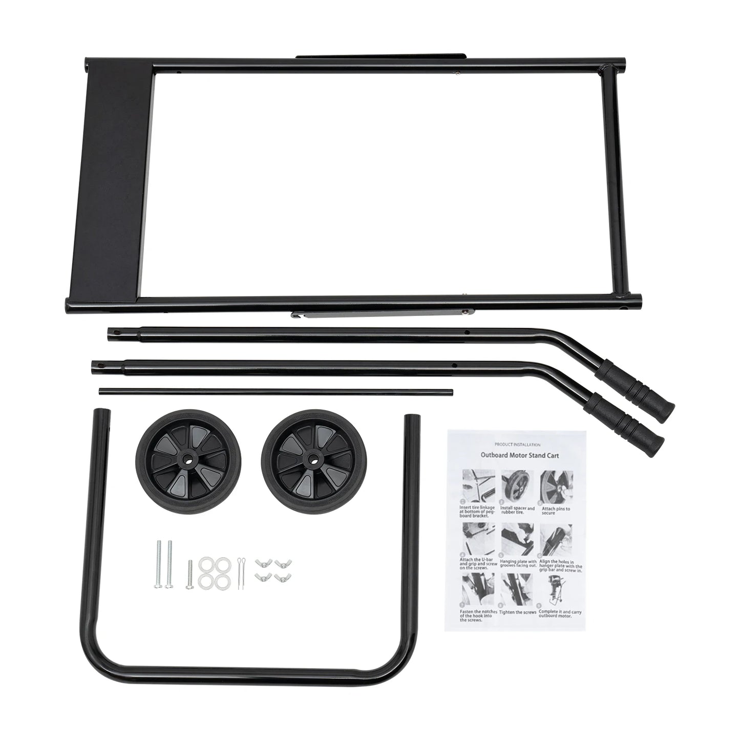 Electroplated Foldable Heavy Duty Outboard Autoboard Motor Boat Carrier