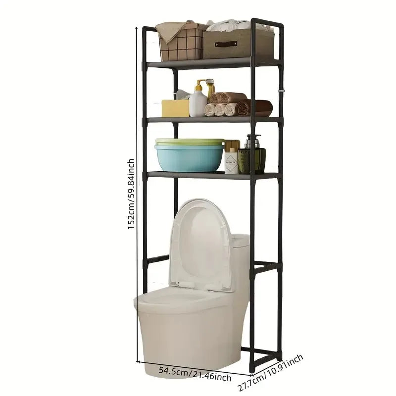 3-Tier Metal Bathroom Rack