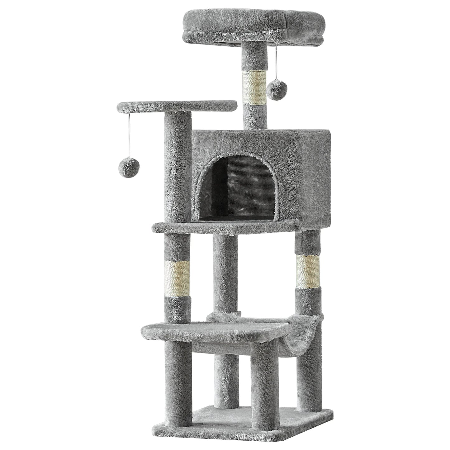 JHK 44In Cat Tree Tall Multi-Cat Climbing Tower