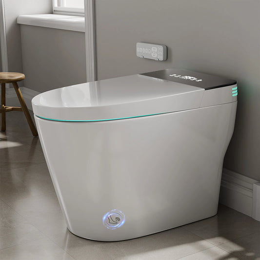 Smart Toilet with Built-in Bidet,