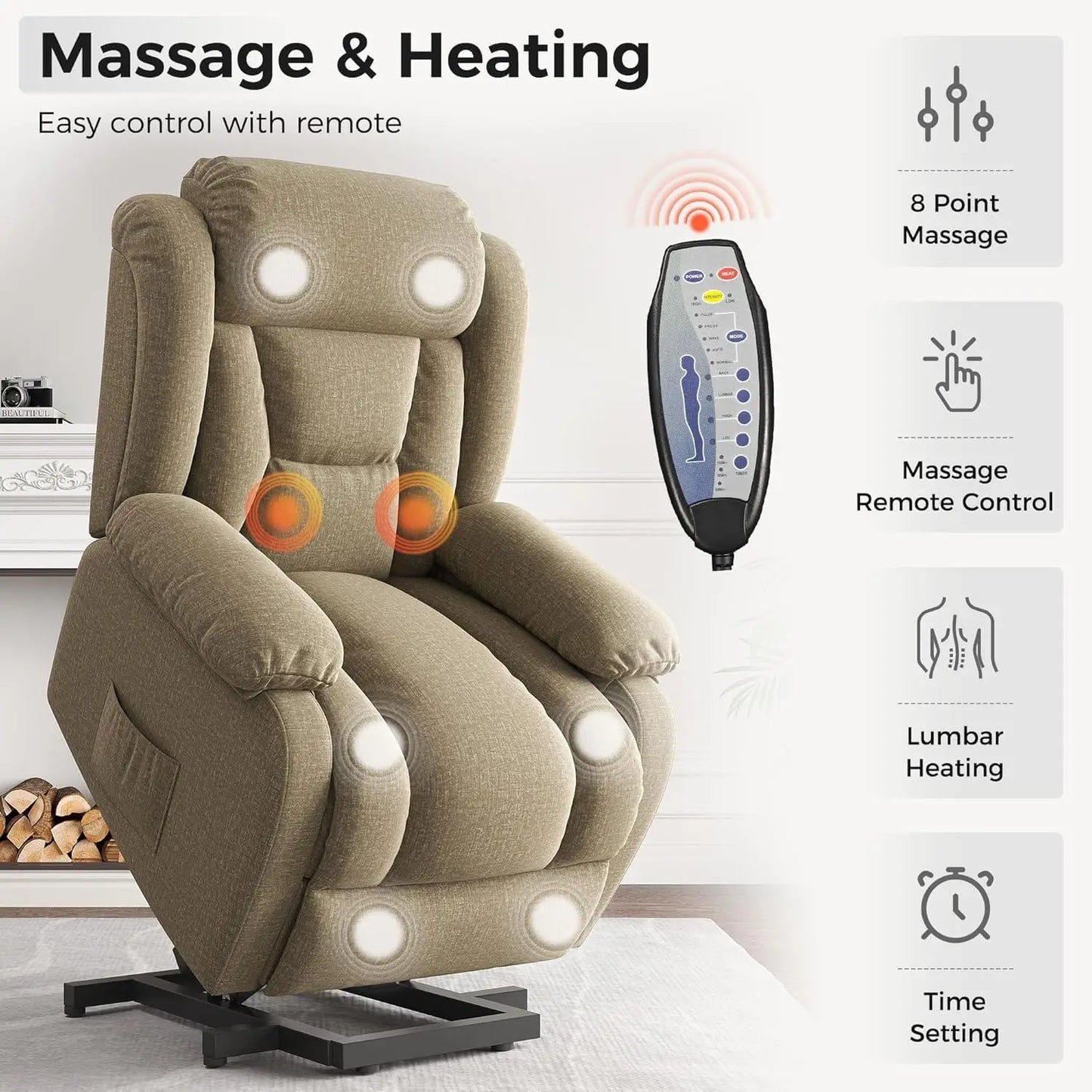 Lift Recliner Chair For Elderly Upgraded Reclining Chairs