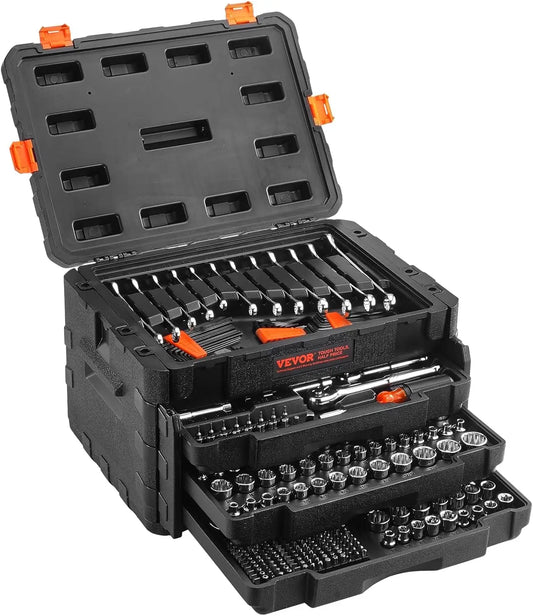 Multiple-Piece Mechanic Tool Set: