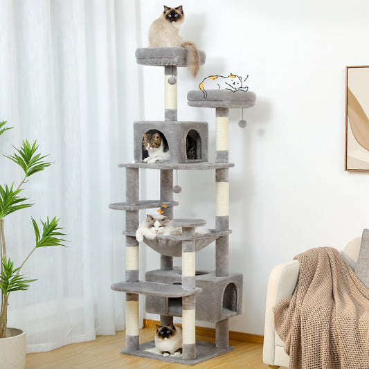 Large Cat Tree and Tower for Indoor Cats