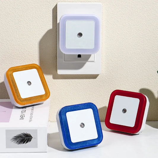 Plug in Dimmable Led Night Light ，4Pack white light