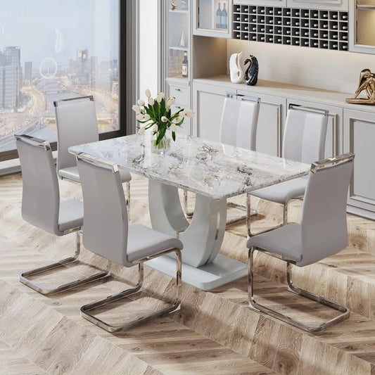 Modern 6-Seater Dining Set,