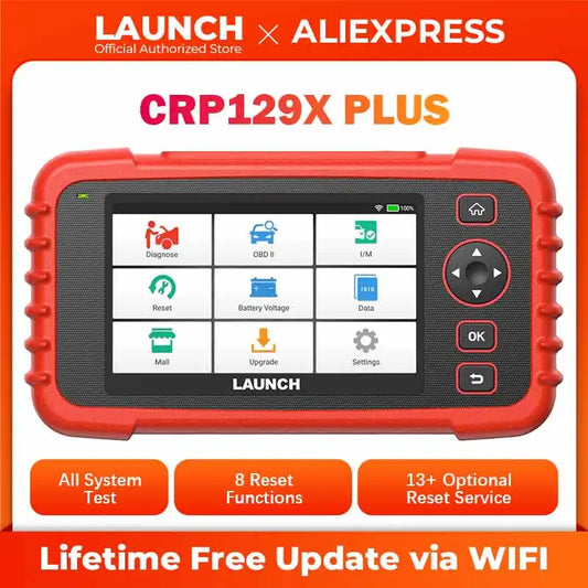 New LAUNCH CRP129X PLUS OBD2 Scanner Auto Code Reader Car Diagnostic Tools Automotive Diagnost Scan Diagnosis  Free Shipping